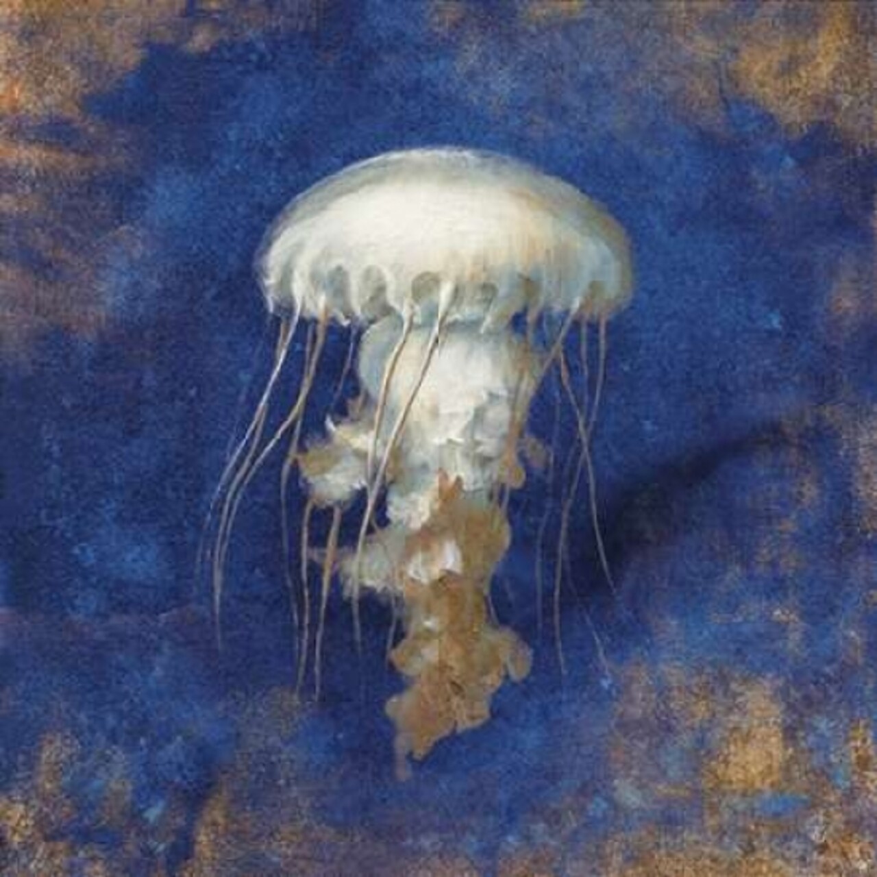 Treasures of the Sea Indigo VI Poster Print by Danhui Nai - Item # VARPDX20053
